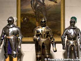 Suits of armor.
