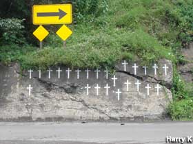 Deadly Curve of Crosses.