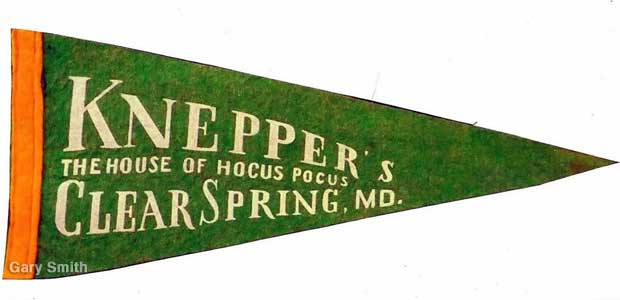 Knepper's souvenir pennant.