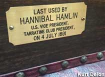 VP Hannibal Hamlin's Death Couch