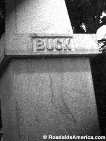 Col. Buck's tomb.