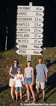 Sign and family.