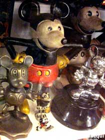Mickey Mouse toys.