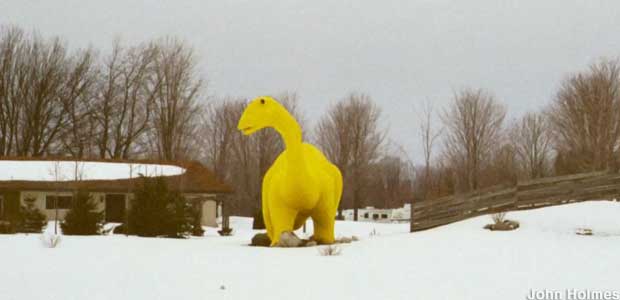Yellow dinosaur.