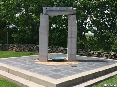 Irish Famine Memorial.