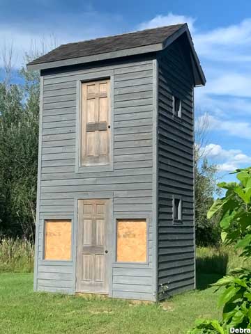 2-Story Outhouse.