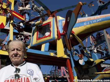 Dmytro Szylak, the creator of Hamtramck Disneyland.