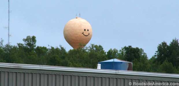 Smile Face Water Tower.