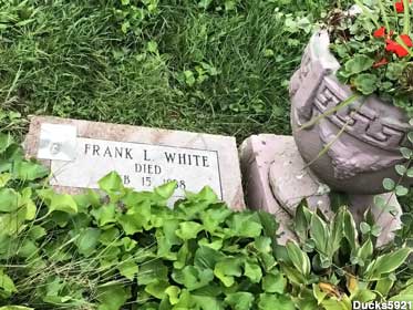 Grave of Frank L. White.