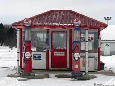 Old Mobil Gas Station.