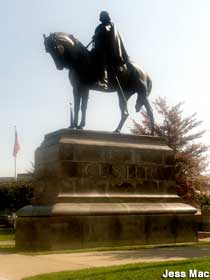 Custer monument.