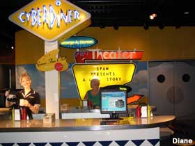 Cyberdiner at the Spam Museum.