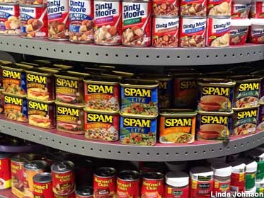 A selection of Hormel products.