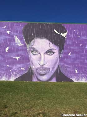 Prince mural.
