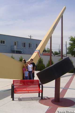 World's Largest Free-Standing Hockey Stick, Eveleth, Minnesota