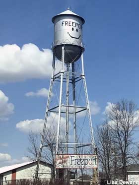 Smiley Water Tower.