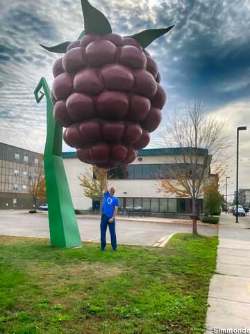 World's Largest Raspberry.