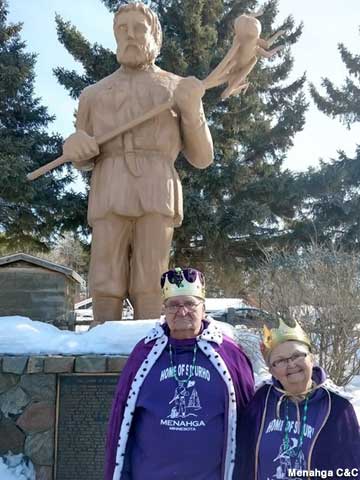 2019 Urho King and Queen, Gene and Myra Anttila.