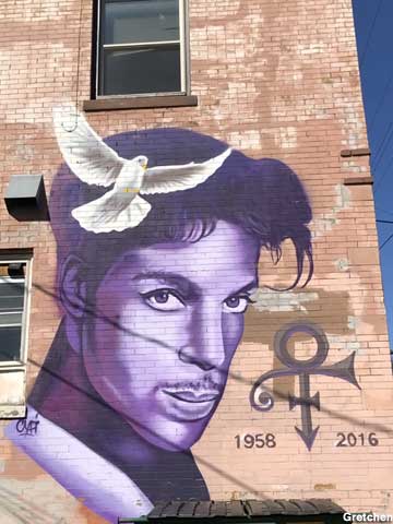 Prince mural.