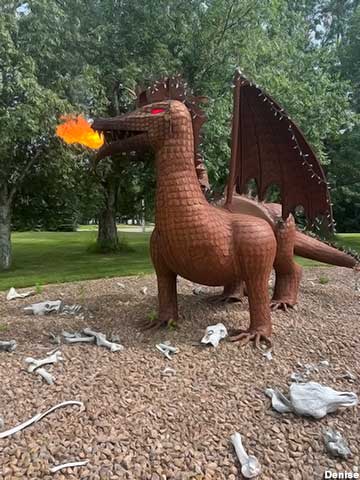 Rusty the Fire Breathing Dragon.