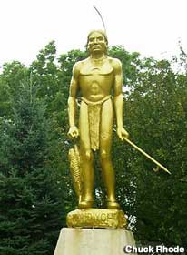 Chief Kandiyohi Statue