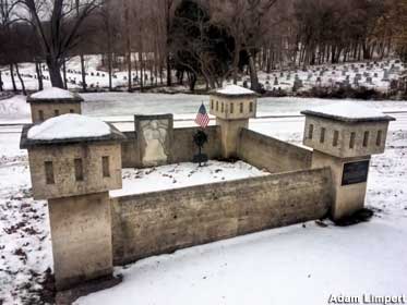 Grave Shaped Like Fort Ticonderoga.