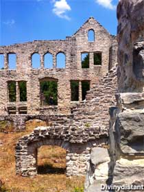 Ruins of a castle.