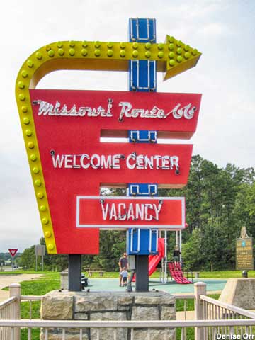 Missouri Route 66 Welcome Center Rest Area.