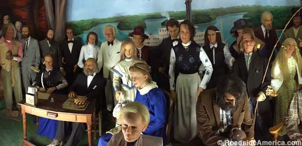 Family portrait: Mark Twain's relations and creations in one crowded room.