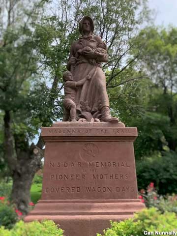 Madonna of the Trail Monument.