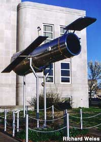 Hubble Telescope Monument.