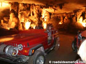Fantastic Caverns jeep.