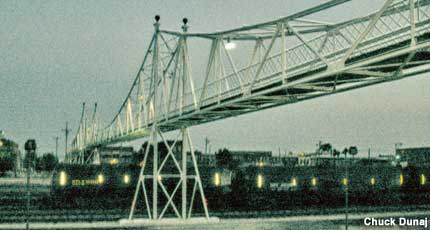 Trainspotting bridge