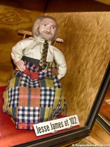 Doll scientists reconstruct the elder Jesse James.