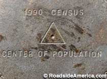 1990 Census marker.