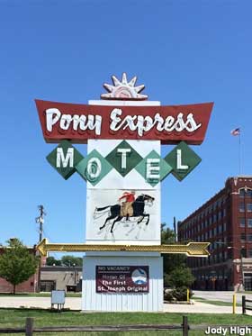 Pony Express Motel.