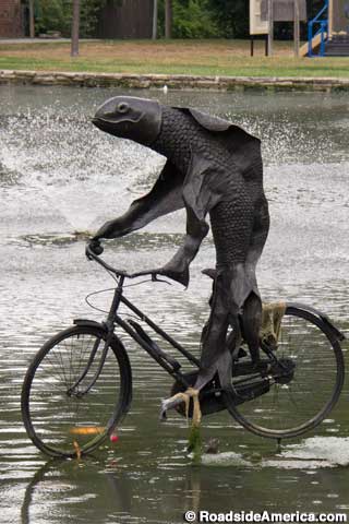 Fish on a Bicycle.