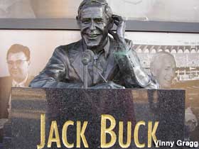 Jack Buck statue.