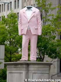 Pink Suit Monument.