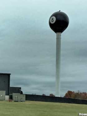 8-Ball Water Tower.