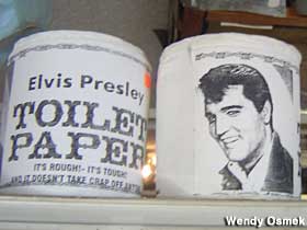 Elvis Presley toilet paper.