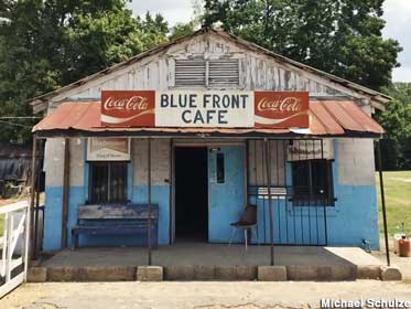 Blue Front Cafe.