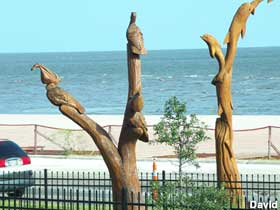 Katrina Tree sculptures.
