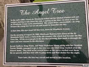 Sign for the Angel Tree.