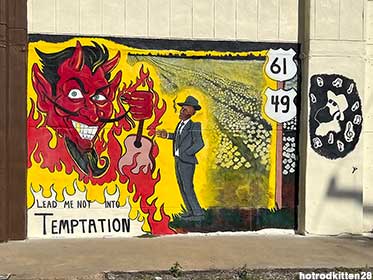Temptation mural.