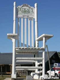 World's Largest Rocking Chair.