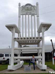 Largest Wooden Rocking Chair.