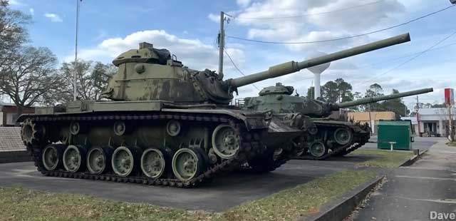 Pair of tanks.