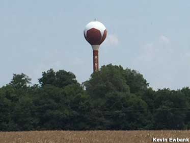 Cotton Boll Water Tower.