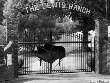 The Lewis Ranch gates.